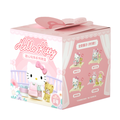 Hello Kitty - Figurina ascunsa in cutie, 6.5 cm, Sweetheart Playmate