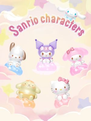 Hello Kitty - Figurina ascunsa in folie, 4 cm, Baby Angel