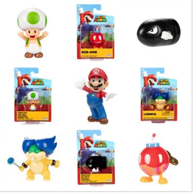 Nintendo Mario - Figurina articulata, 6 cm, Seria 31