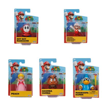 Nintendo Mario - Figurina articulata, 6 cm, diverse personaje, S42