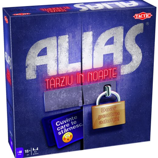 Joc de societate Alias Tarziu in noapte