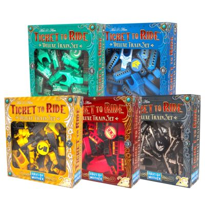 Ticket to ride, set accesorii Editie Deluxe Aniversara 20 ani, diverse culori