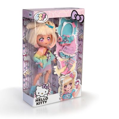 Hello Kitty - Papusa Manga Fashion Unicorns cu accesorii