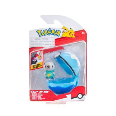 Pokemon - Figurina Deluxe de actiune, Oshawott + Dive Ball
