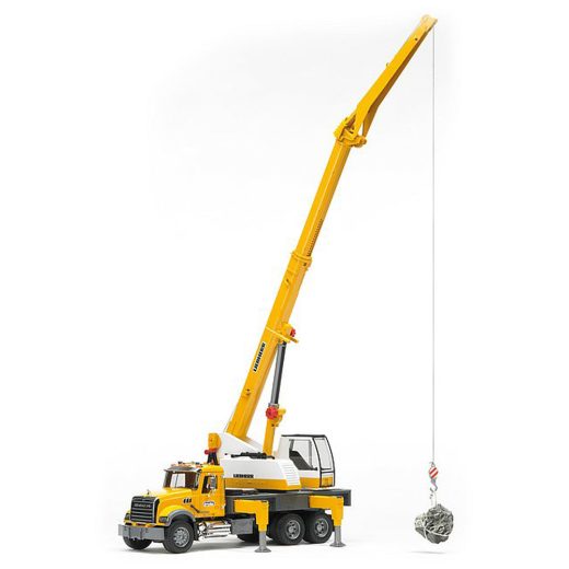 Bruder Camion Mack Granite Liebherr Cu Macara