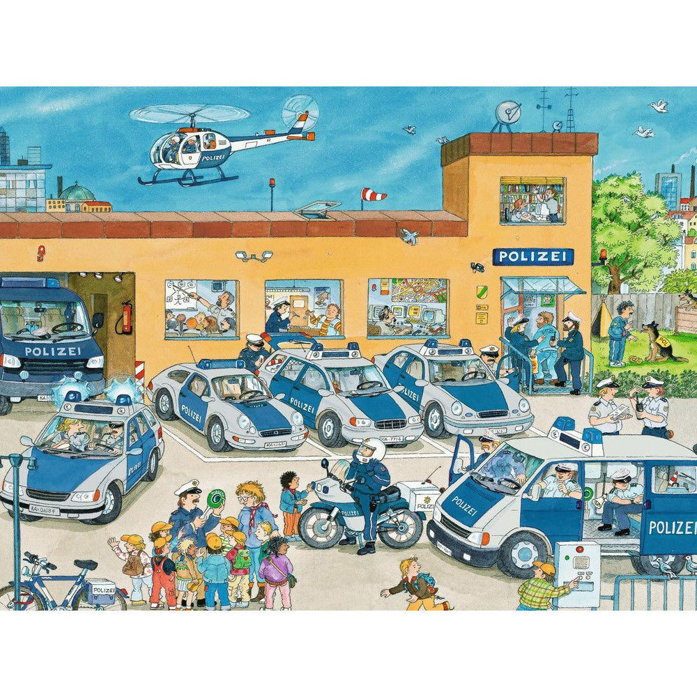 Puzzle Politie, 100 Piese