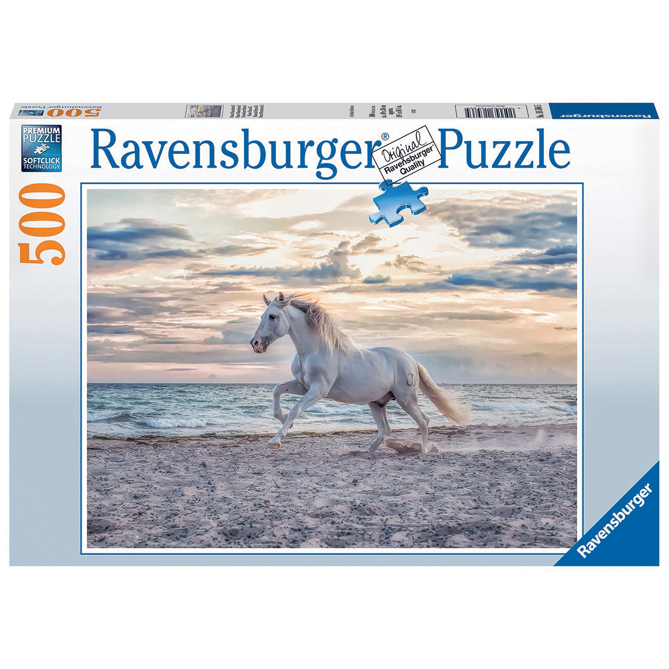 Puzzle Cal Pe Plaja, 500 Piese