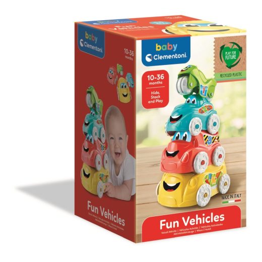 Baby Clementoni - Jucarie De Stivuit Masinute