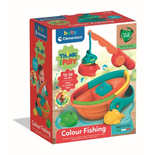 Clementoni - Joc educativ de logica pestisori colorati din plastic reciclat