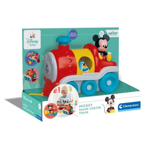 Clementoni - Tren de sortat forme Mickey