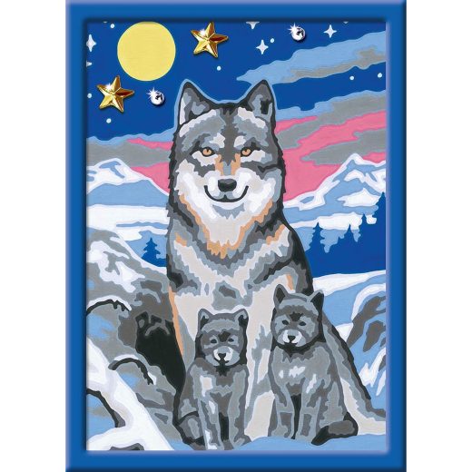 Creart - Pictura Familie De Lupi