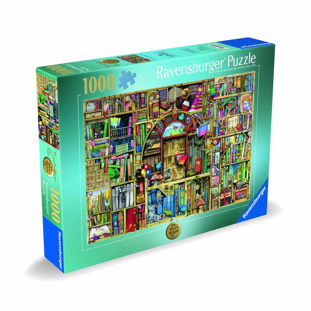 Ravensburger - Puzzle libraria bizara 1000 piese design nou