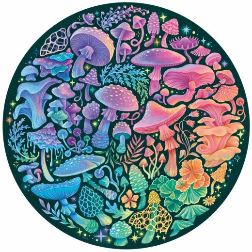 Ravensburger - Puzzle cerc ciuperci 500 piese