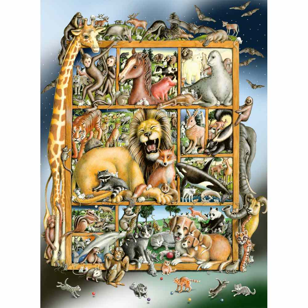 Ravensburger - Puzzle animale 100 piese