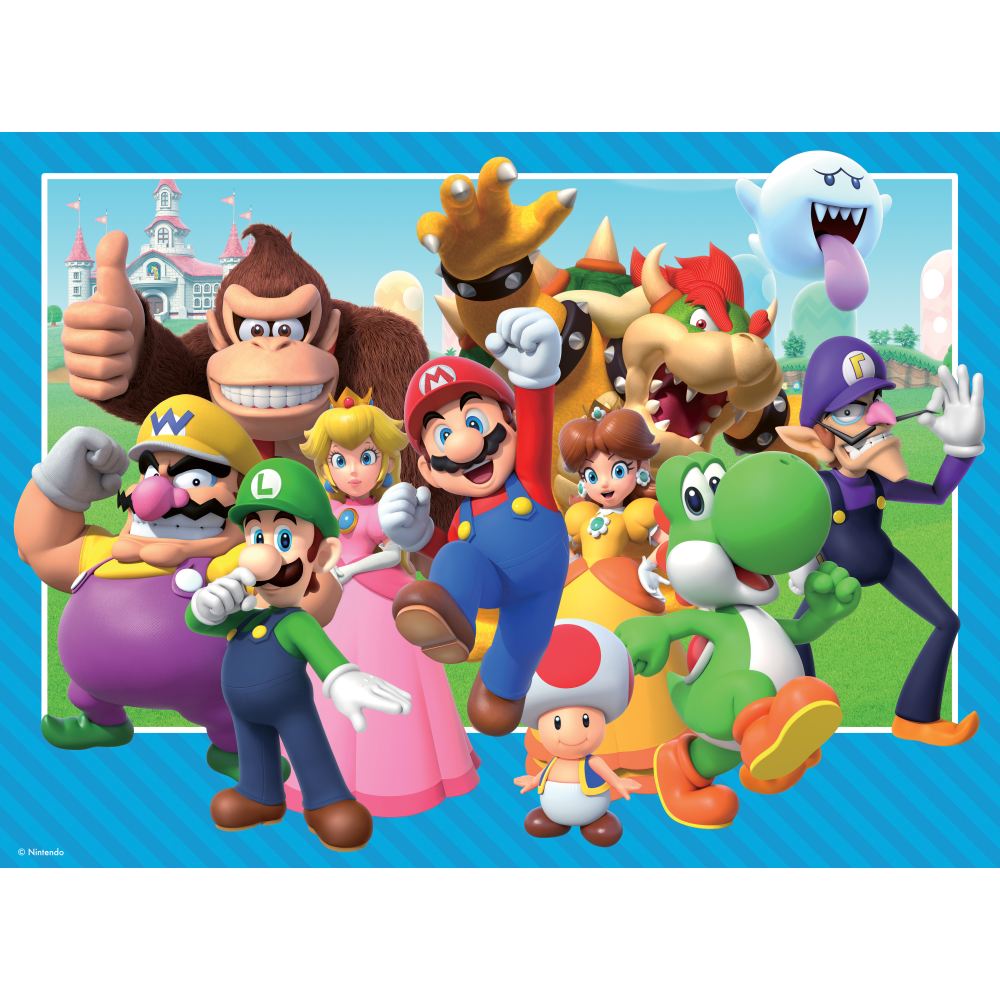 Ravensburger - Puzzle personaje Super Mario 100 piese
