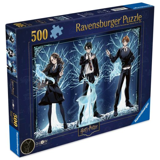 Ravensburger - Puzzle care straluceste in intuneric Harry Potter 500 piese