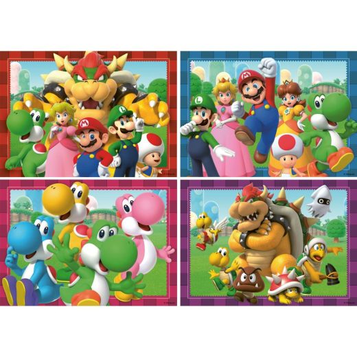 Ravensburger - Puzzle Super Mario 4x100 piese