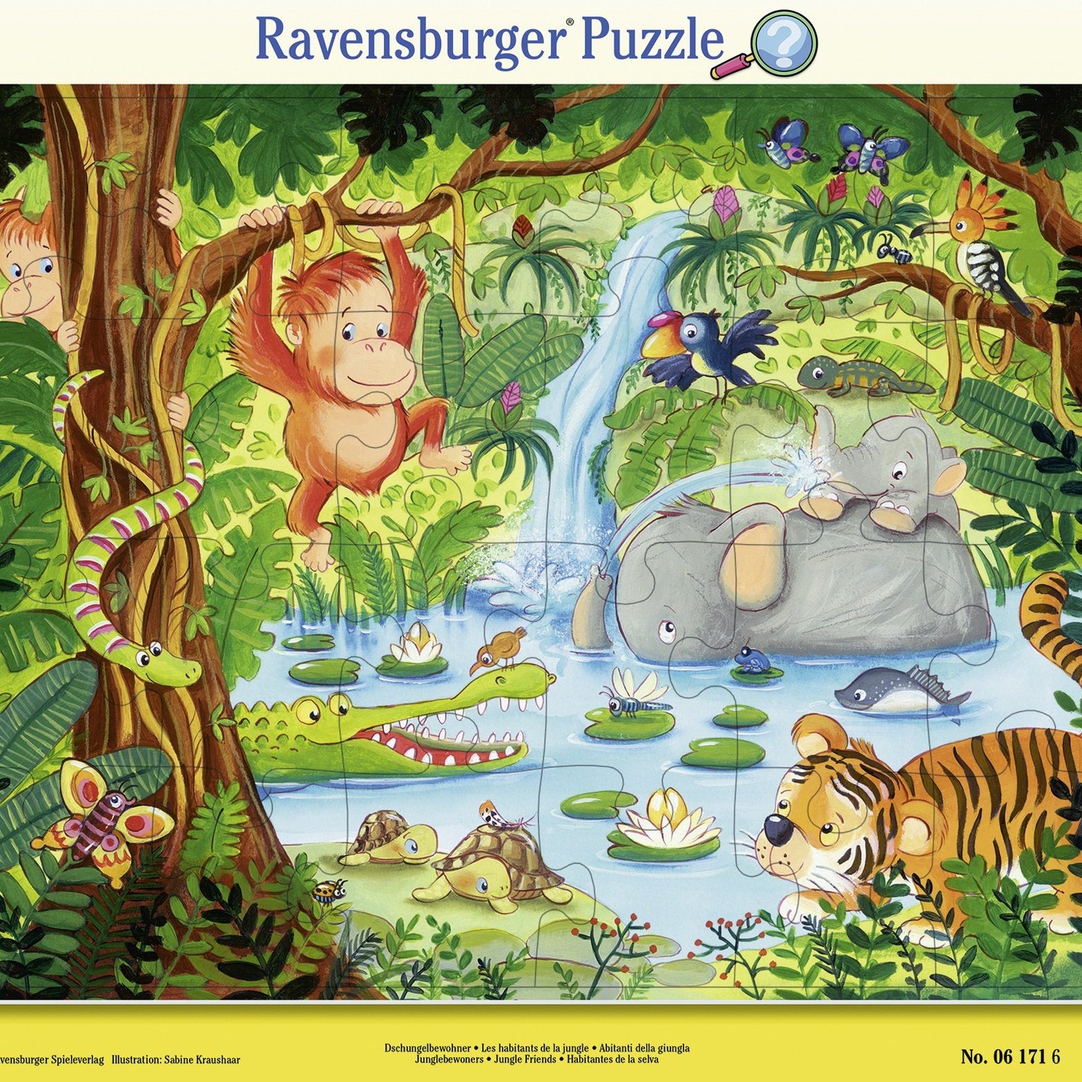 Puzzle Tip Rama Jungla, 24 Piese