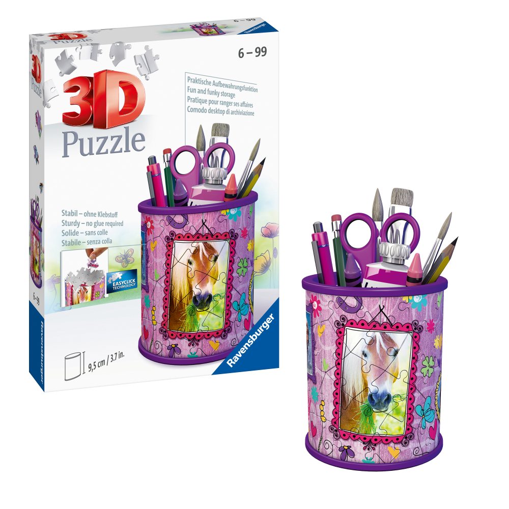 Ravensburger - Puzzle 3D suport pixuri calut 54 piese