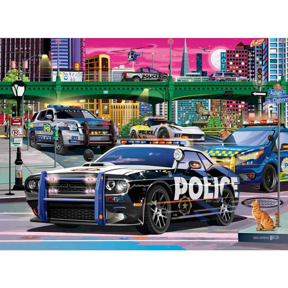 Ravensburger - Puzzle politia in patrulare 150 piese
