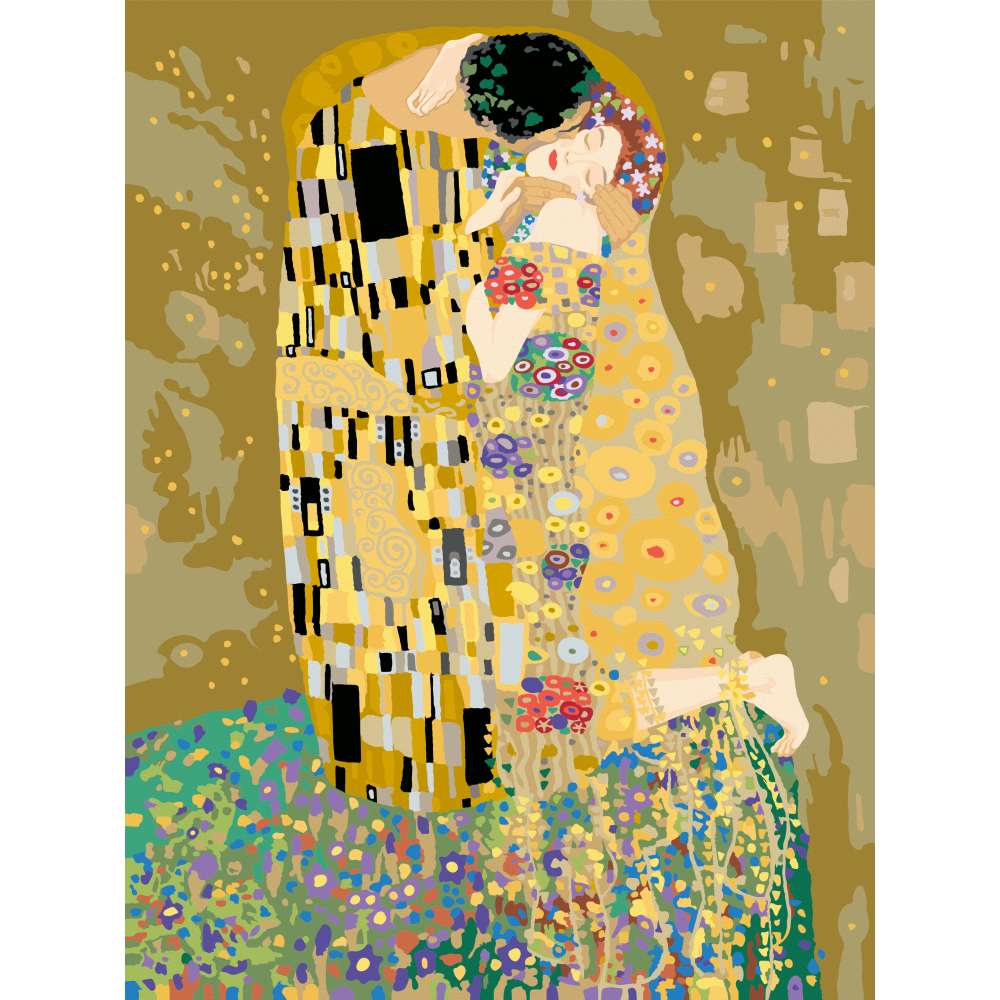 Ravensburger - Pictura pe numere Klimt sarutul
