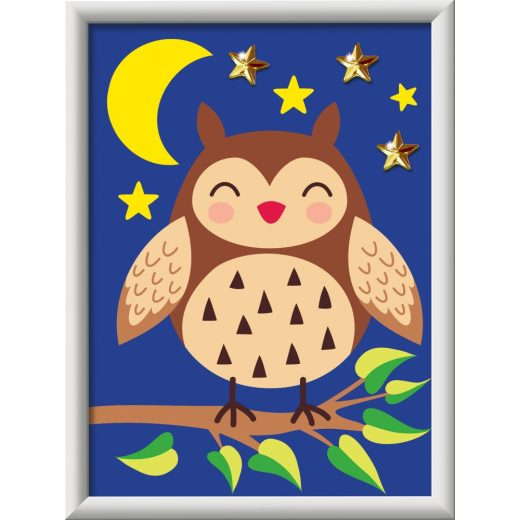 Ravensburger - Pictura pe numere bufnita draguta