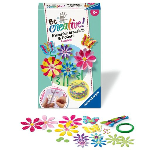 Ravensburger - Be Creative Set mini de creatie flori si bratari