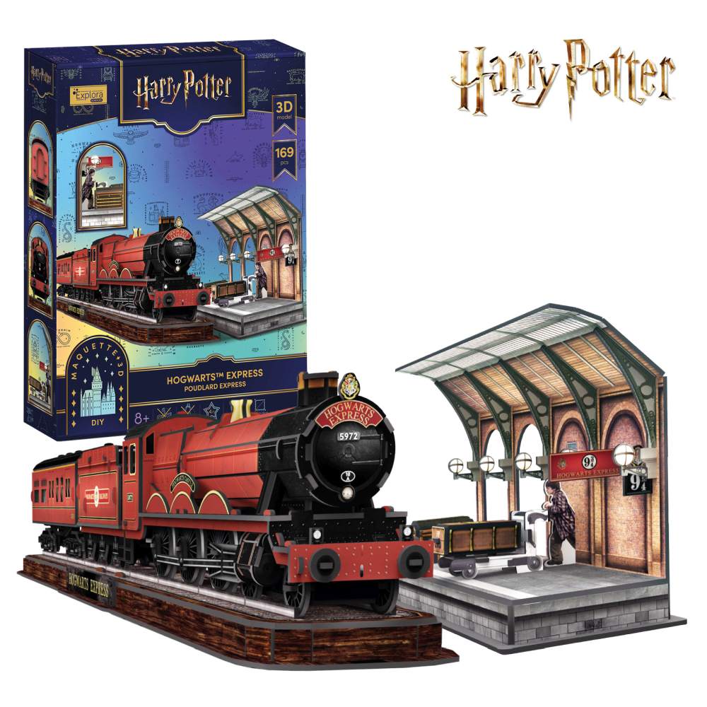 Cubic Fun - Puzzle 3D Harry Potter trenul Hogwarts Express 169 piese
