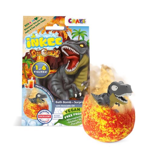 Craze - Bila de baie Inkee cu surpriza dinozaur