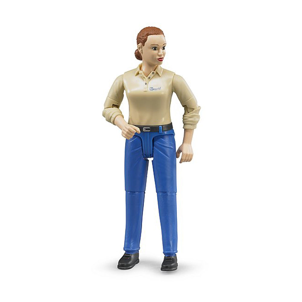 Bruder - Figurina Femeie Cu Pantaloni Albastri