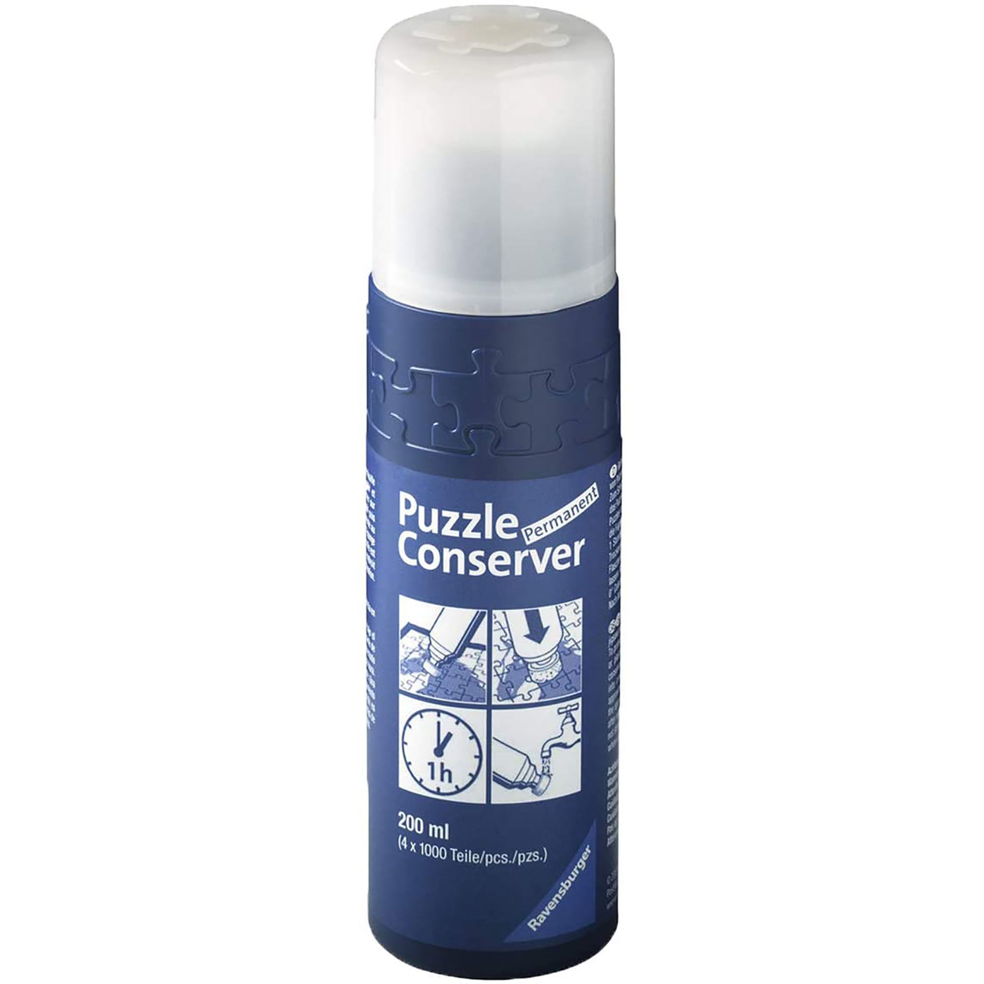 Ravensburger - Tub Lipici pentru puzzle-uri 200ml suficient pentru 4 puzzle x 1000 piese