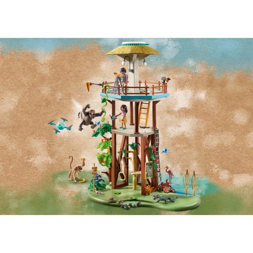 Playmobil - Turn De Cercetare Cu Busola