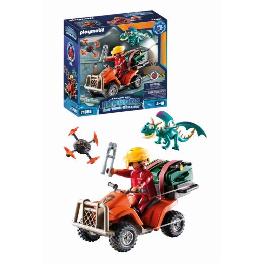 Playmobil - Dragons: Vehiculul Lui Icaris Si Phil