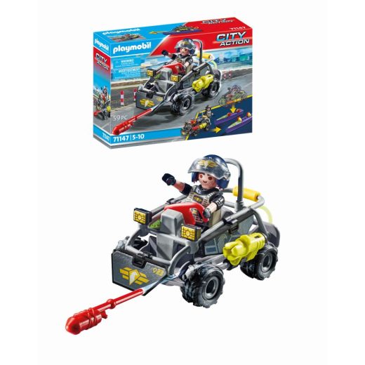 PLAYMOBIL - VEHICUL SWAT PENTRU TEREN SI APA