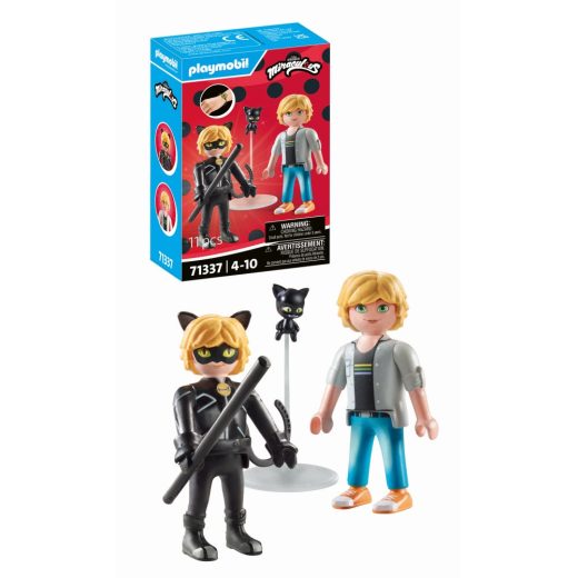 Playmobil-MIRACULOUS ADRIEN SI CAT NOIR