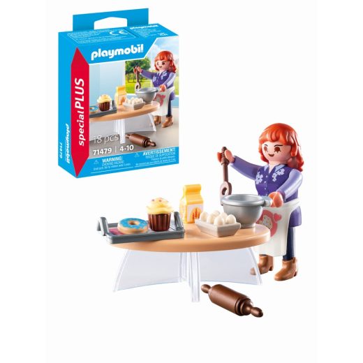 Playmobil-FIGURINA FEMEIE PATISER