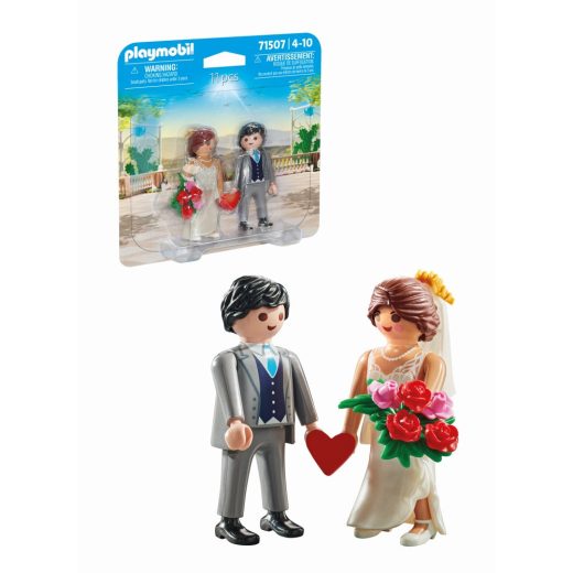 Playmobil-SET 2 FIGURINE CUPLU DE NUNTA