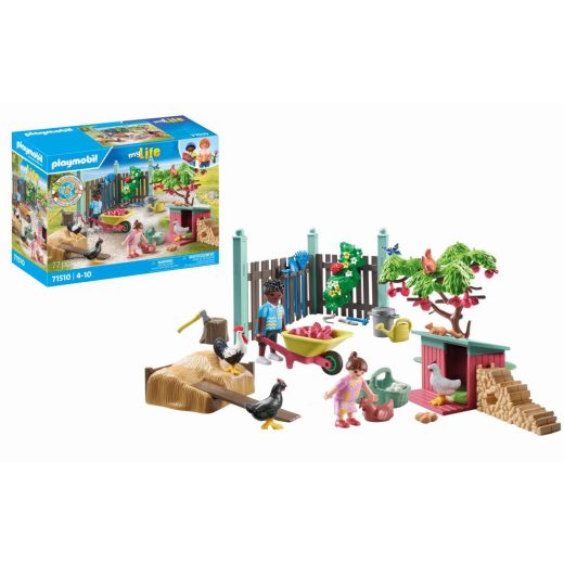Playmobil-MICA FERMA DE PUI DIN GRADINA CASUTEI