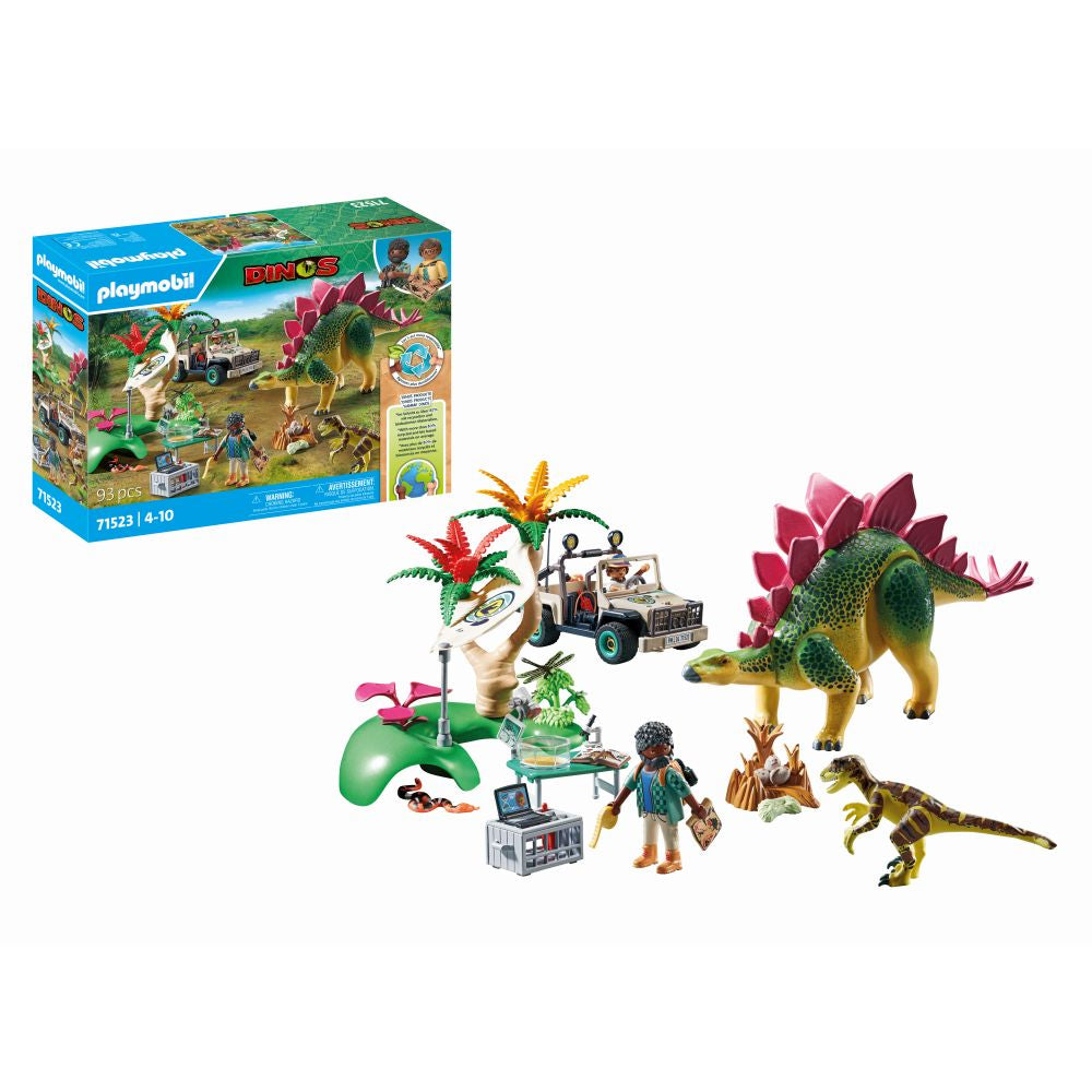 Playmobil-TABARA DE CERCETARE CU DINOZAURI