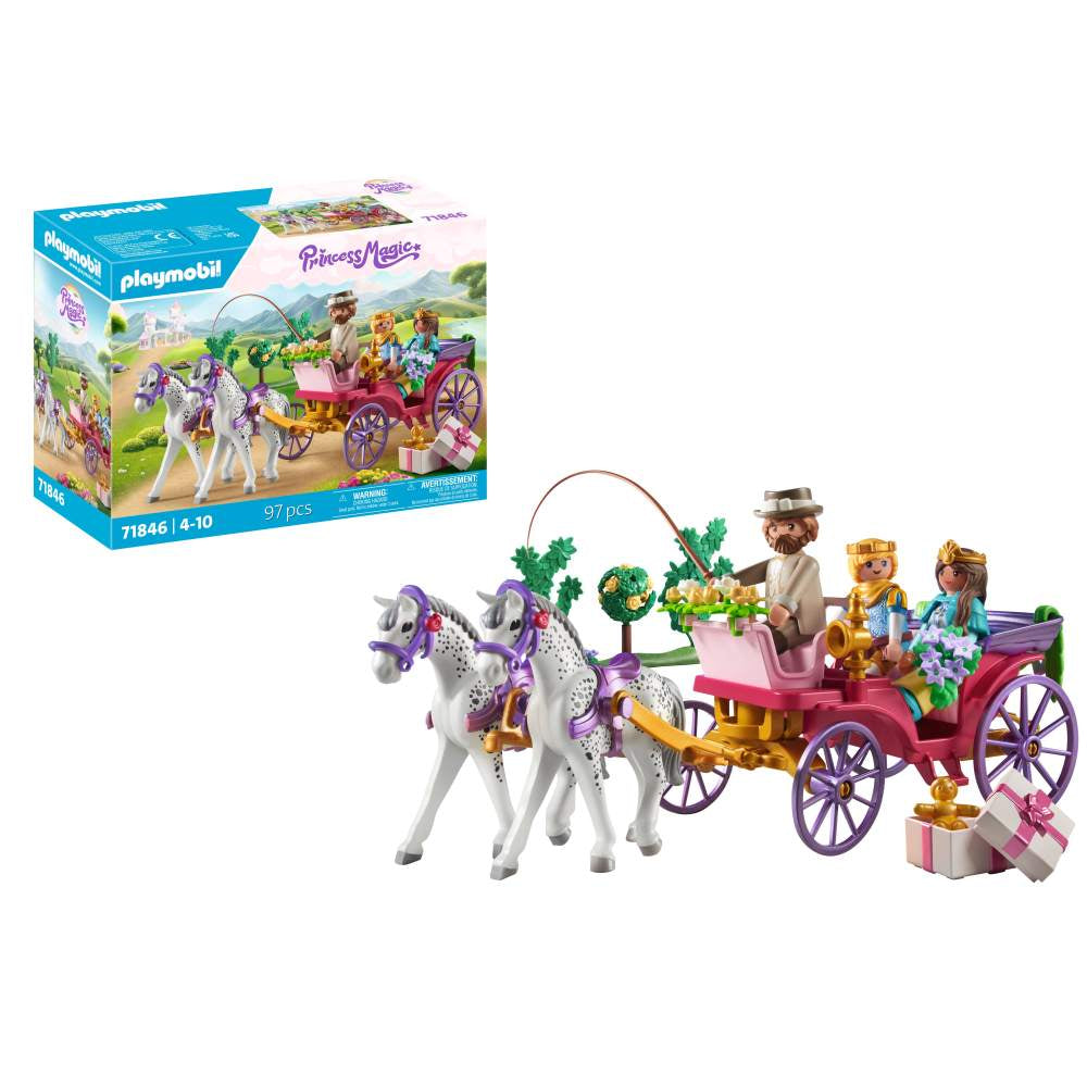Playmobil - Plimbarea cuplului regal cu caleasca Playmobil