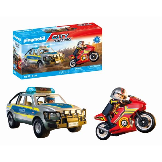Playmobil - Jucarie de rol Politia in urmarire