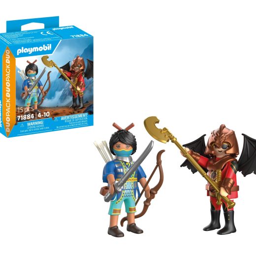 Playmobil - Set 2 figurine cavaler Novelmore si bandit Burnham
