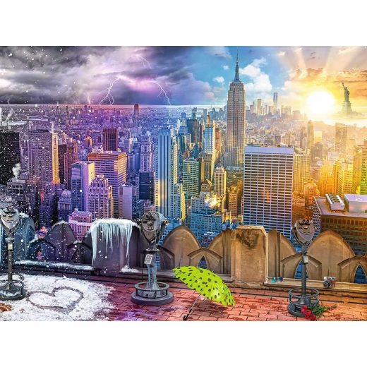 Puzzle 4 Anotimpuri New York, 1500 Piese