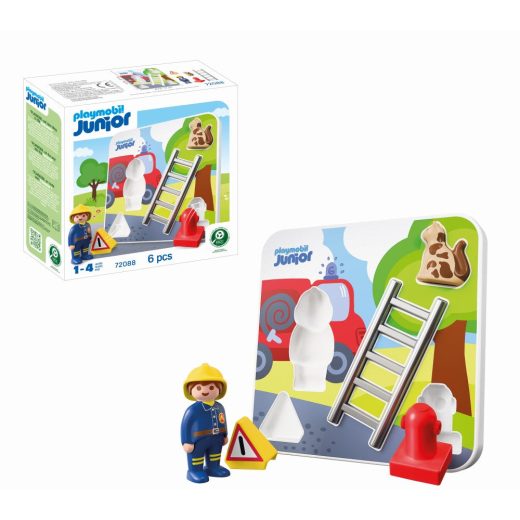 Playmobil - Junior Puzzle-ul pompierului