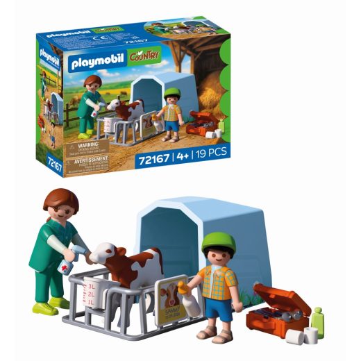 Playmobil - Jucarie de rol Veterinar in vizita