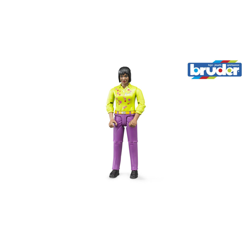 Bruder figurina femeie cu pantaloni violet