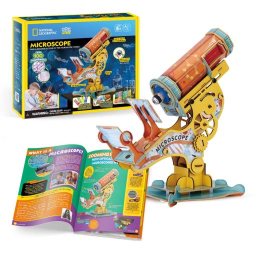 Cubic Fun - Joc Educativ STEM National Geographic puzzle 3D Microscop