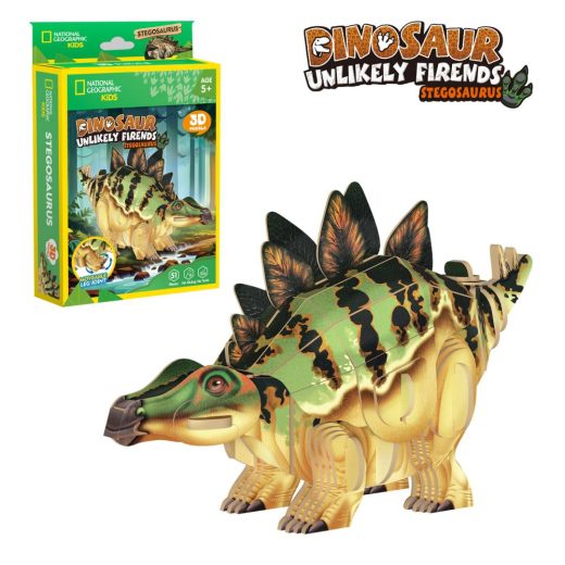 Cubic Fun - National Geographic Dinozauri Puzzle 3D Stegozaur 51 piese