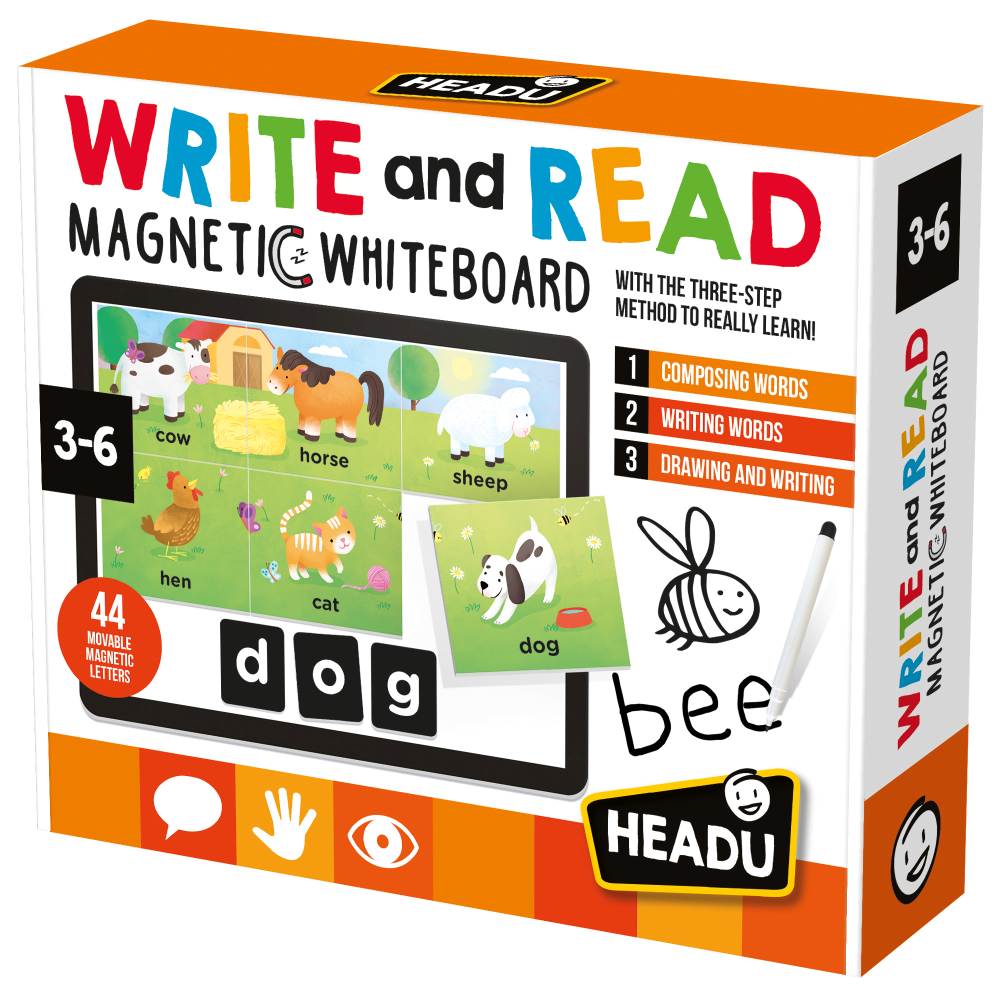 Headu Teacher Tested - Joc Magnetic Sa Invatam Sa Citim Si Sa Scriem In Engleza