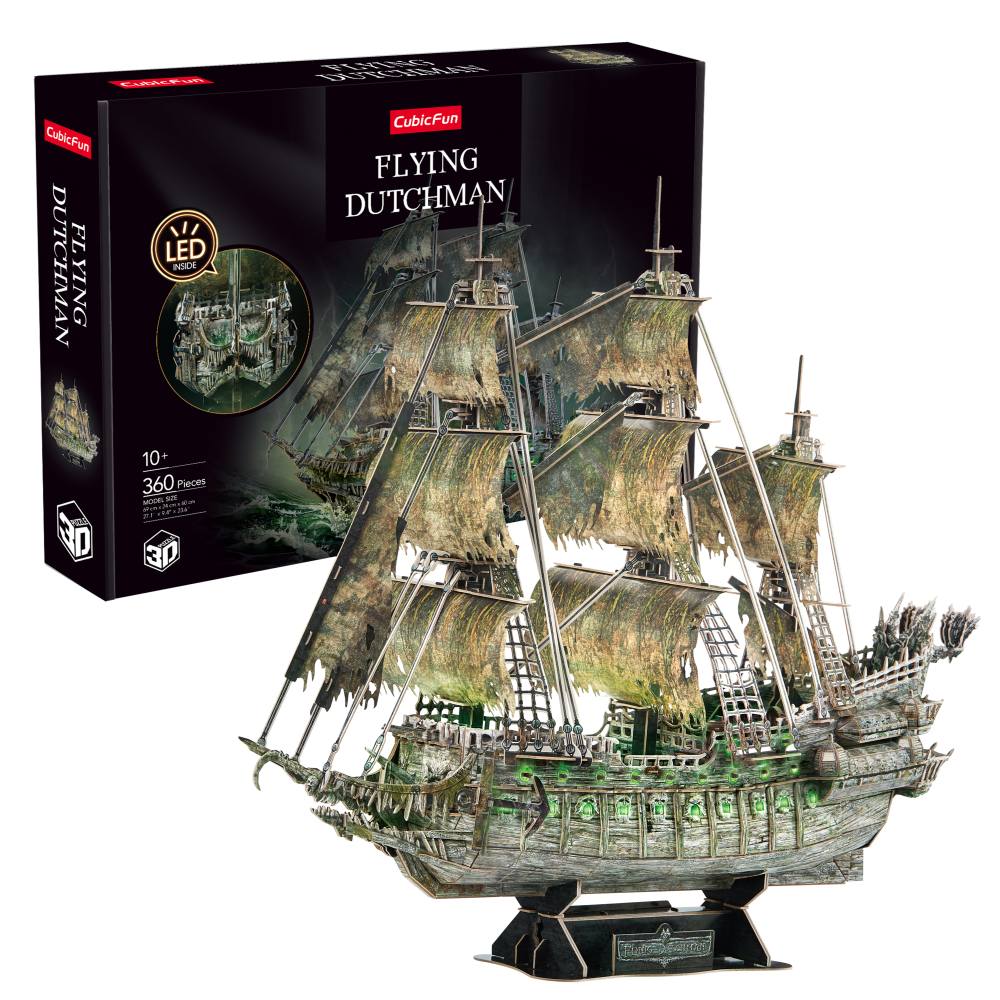 Cubic Fun - Puzzle 3D Led Flying Dutchman 360 piese
